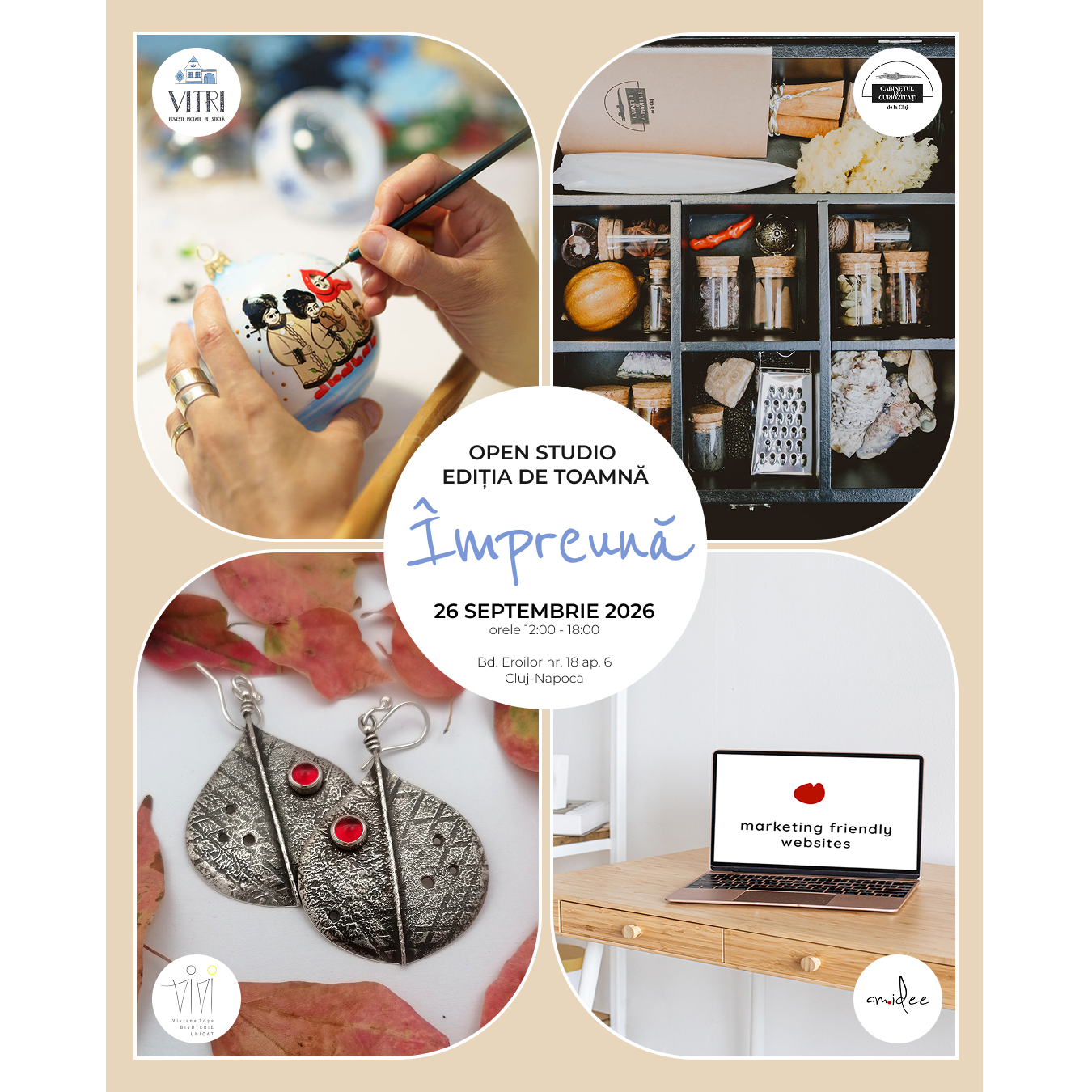 Împreună OPEN STUDIO – EDIȚIA DE TOAMNĂ
